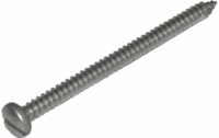 Stainless Self Tapping Screw Pan Slotted Head Type AB