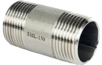 Stainless Barrel Nipple Screwed 150lb Grade 316 Stainless Barrel Nipple Screwed 150lb Grade 316