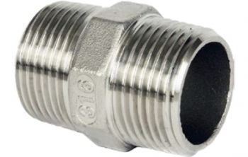 Stainless Hex Nipple Screwed 150lb Grade 316 Stainless Hex Nipple Screwed 150lb Grade 316