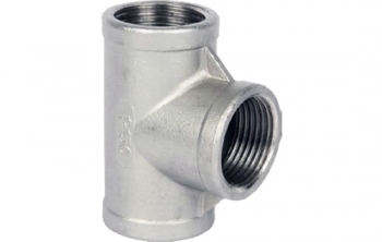Stainless Equal Tee BSP Screwed 150lb Grade 316 Stainless Equal Tee BSP Screwed 150lb Grade 316