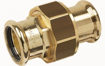 Copper Press Union Female Flat Seal Copper Press Union Female Flat Seal