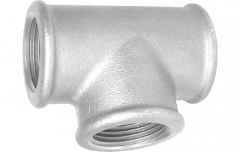 Galvanised Equal Square Tee Galvanised Equal Square Tee