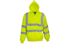 Yoko YK012 Hi-Vis Zip Hoodie Yoko YK012 Hi-Vis Zip Hoodie