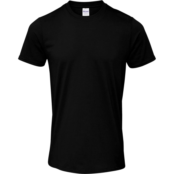 Gildan Softstyle T-Shirt2XL Black Softstyle T-Shirt Gildan GD001 ...