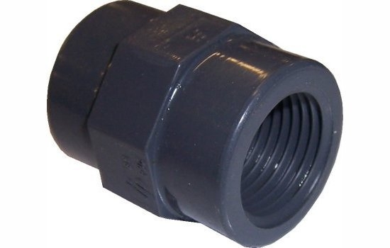 Pvc Female Thread Socket Tecno PVC Socket PL/BSPPVC Adaptor Socket Plain/BSP Female Threaded 3/4 ...