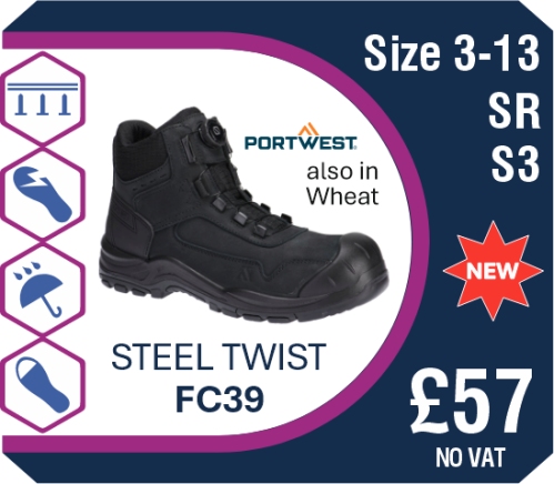 Portwest Steel Twist FC39 Safety Boot SR S3  57