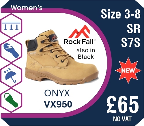 Rock Fall Onyx VX950C Safety Boot SR S7S  65